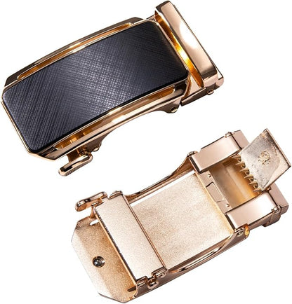 LuxeSlide™ Automatic Leather Belt
